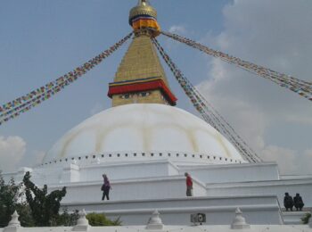 Boudhanath stupa Visit View Nepal Trek