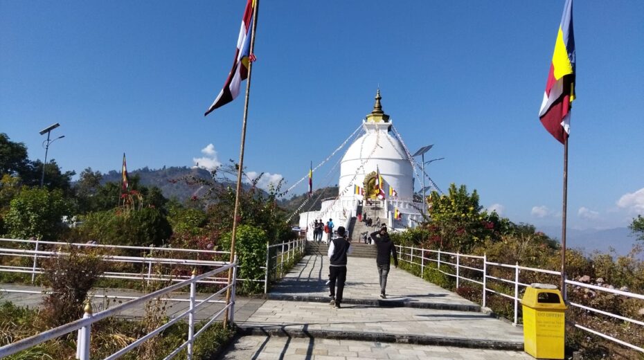 World Stupa Pokhara Visit View Nepal Trek