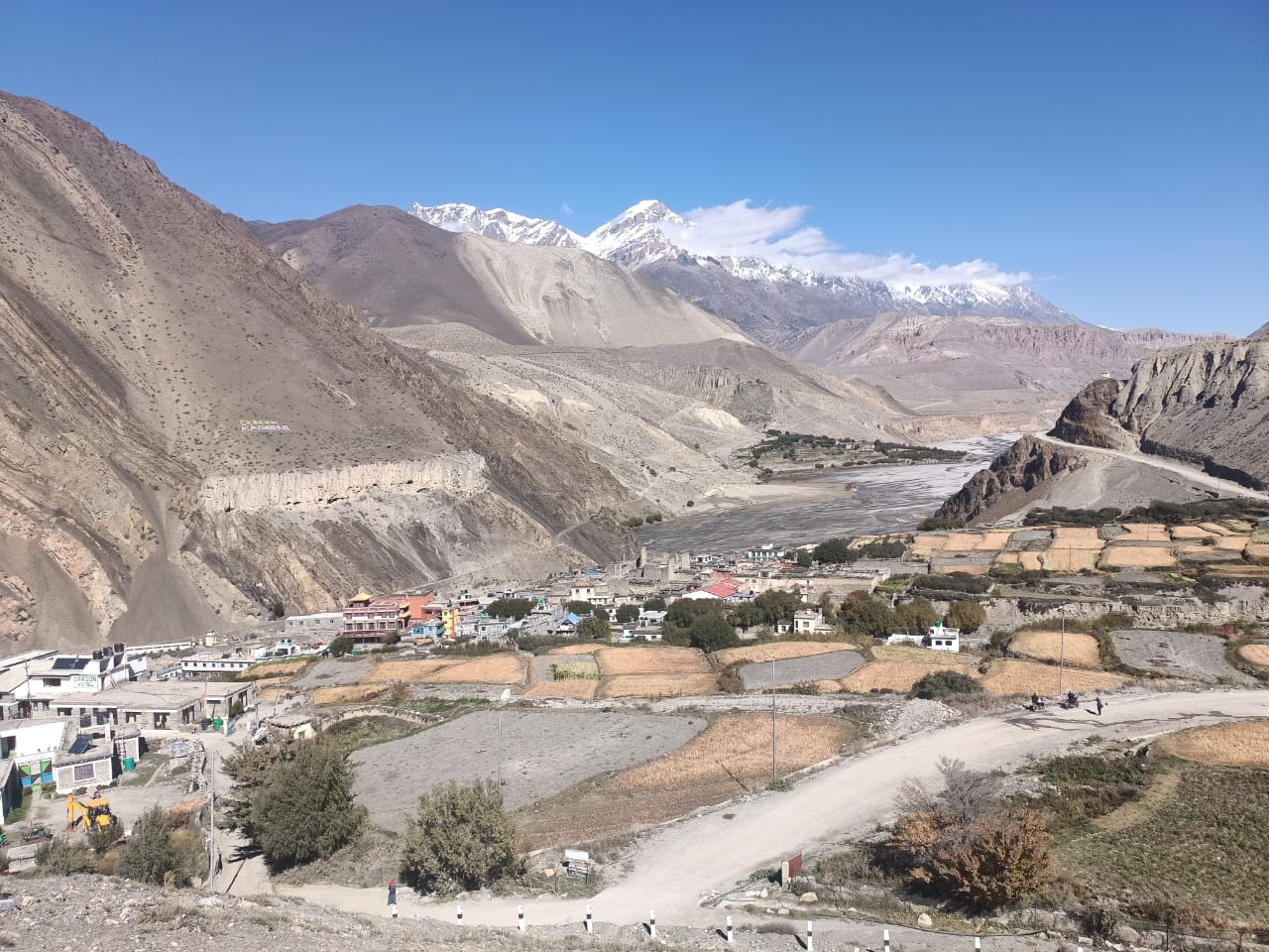 beautiful village in Annapurna Circuit Trek