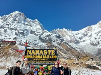 board of ABC visit view nepal trek