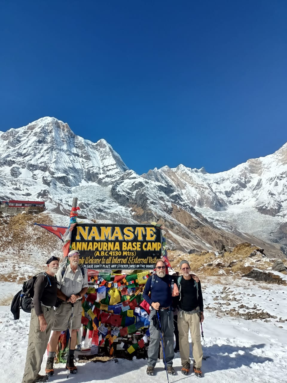 board of ABC visit view nepal trek
