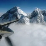 Mt. Everest view from plane